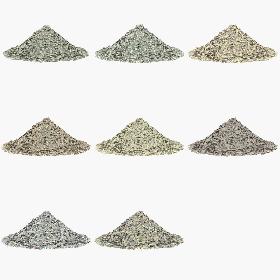 US Dollar Bill Pile Collection 3D